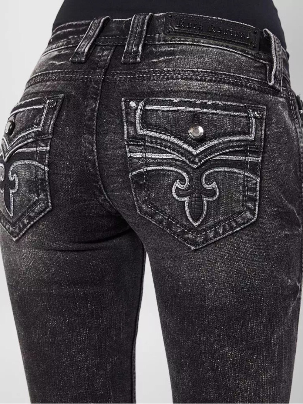 Rock Revival Skinny Black Celinda Jeans